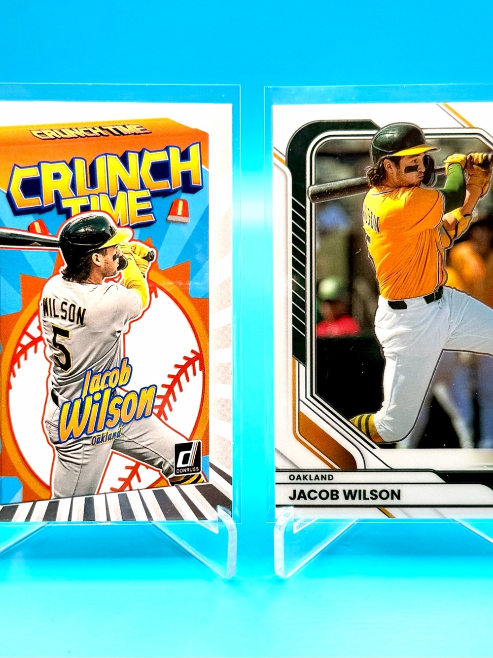 🔥Jacob Wilson Lot! 🔥Silver Crunch Time + Donruss Optic Insert! 🤩
